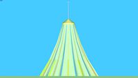 Canopy in voile for kids room