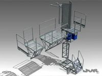 Climbing Work Platform3d model