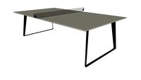 Amsterdam Ping Pong Table in White Sand Concrete by Modloft