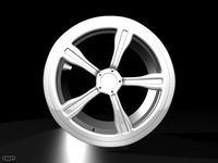 Generic car rim3d model
