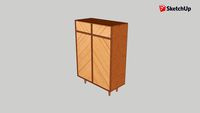 Madeleine - Buffet haut 2 portes en chêne - Design by Hélèna Pille - Habitat