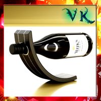 Wine Rack and Red Wine Bottle with Cap and Labels3d model