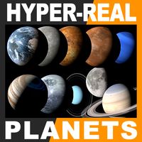 Hyper-Real Planets Pack 2.03d model