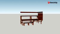 Sauna bench