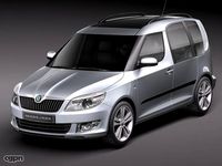 Skoda Roomster 20113d model