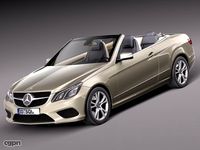 Mercedes-Benz E-class Cabriolet 20143d model