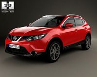Nissan Qashqai 20143d model