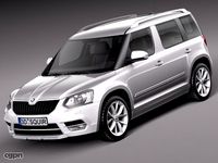 Skoda Yeti 20143d model