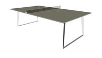 Amsterdam Outdoor Ping Pong Table in White Sand Concrete by Modloft