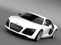 Audi R8 20133d model