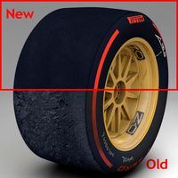 18 inches supersoft rear tyre3d model