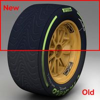 18 inches intermediate front tyre3d model