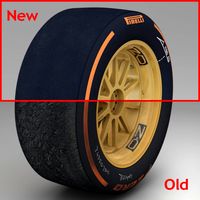 18 inches hard front tyre3d model