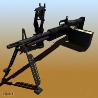 M60 (Machine Gun)3d model
