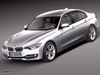 BMW 3 f30 2013 sedan3d model