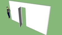 Draaiende deur animatie / Rotating door animation