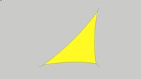 Premium Right Triangle Shade Sail 12'x12'x17'