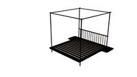 DISTRIKT CANOPY BED - KING SIZE MHO167-K
