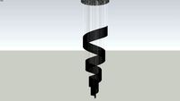 Light Chandelier Cristal2