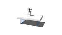 DAISY coffee table white highgloss occasional table meble-do.pl