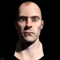 Male Head3d model