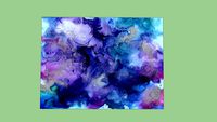 Purple floor covering or wall art