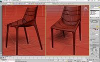 Outline leather higth 20133d model