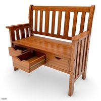 Storage Bench 043d model