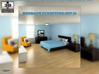 Bedroom Furniture 10 Set3d model