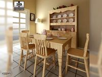 Dining room furniture 6 Set3d model