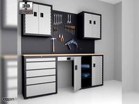 Garage 03 Set - furniture and tools3d model