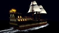 The Steampunk galleon of captain Kasper Custis