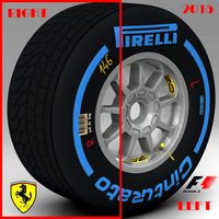 SF15T Wet front tyre3d model