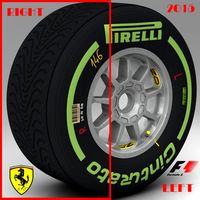 SF15T Intermediate front tyre3d model