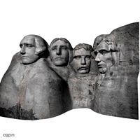 Mt Rushmore3d model