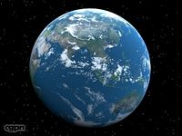 3D Realistic Earth3d model