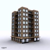 High Definition building 193d model