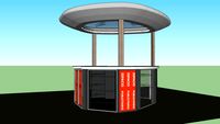 Kiosko para exteriores