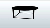 Coffee Table Prismo Round 60cm Leolux GHD