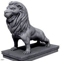 Lion Statue3d model