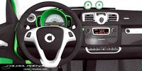 Smart Electric Drive 2013 + INTERIOR3d model