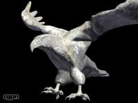 Eagle Statue (stone)3d model