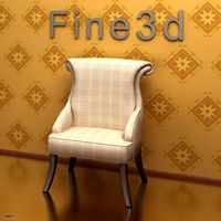 antique-09-062Chair3d model