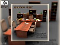 Office Set 23d model