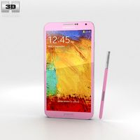 Samsung Galaxy Note 3 Pink3d model