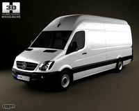 Mercedes-Benz Sprinter PanelVan ExtralongWheelbase SuperHighRoof 20113d model