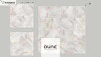 DUNE_Stripes Mix Calacatta 25x25cm
