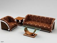 C5 composition of living room set3d model
