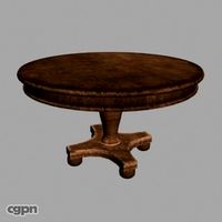 Table wood3d model