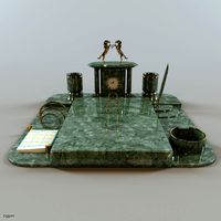 desktop accessories3d model